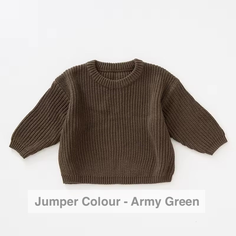 Hand Knitted Personalised Jumper