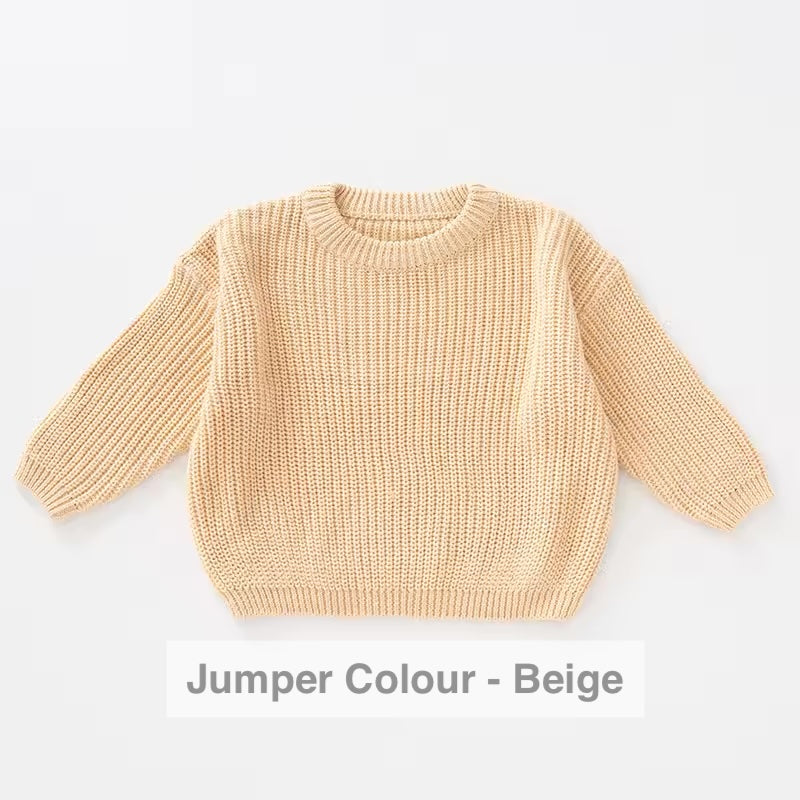 Hand Knitted Personalised Jumper