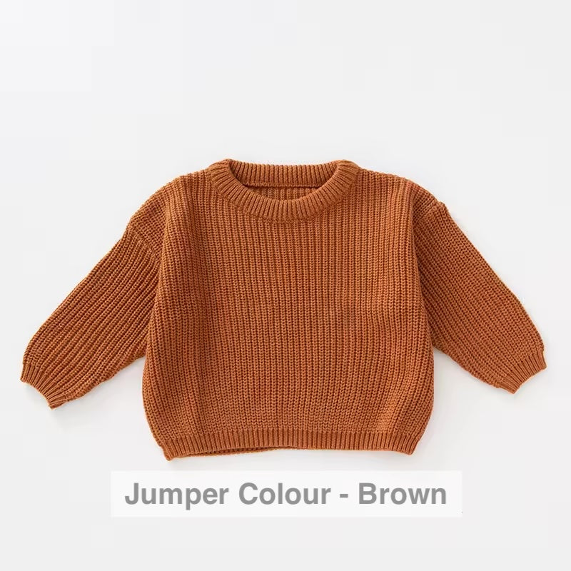 Hand Knitted Personalised Jumper