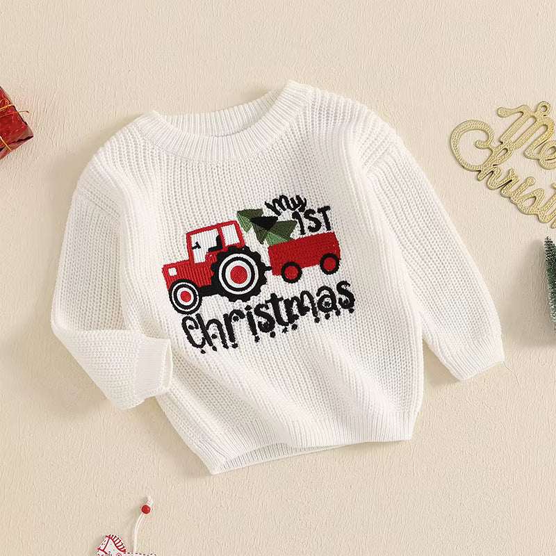 The Festive Tractor Jumper