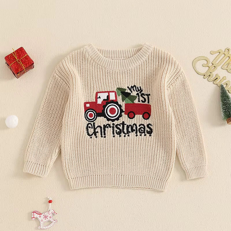 The Festive Tractor Jumper