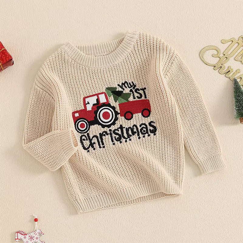 The Festive Tractor Jumper