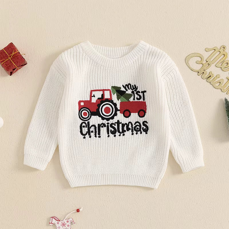 The Festive Tractor Jumper