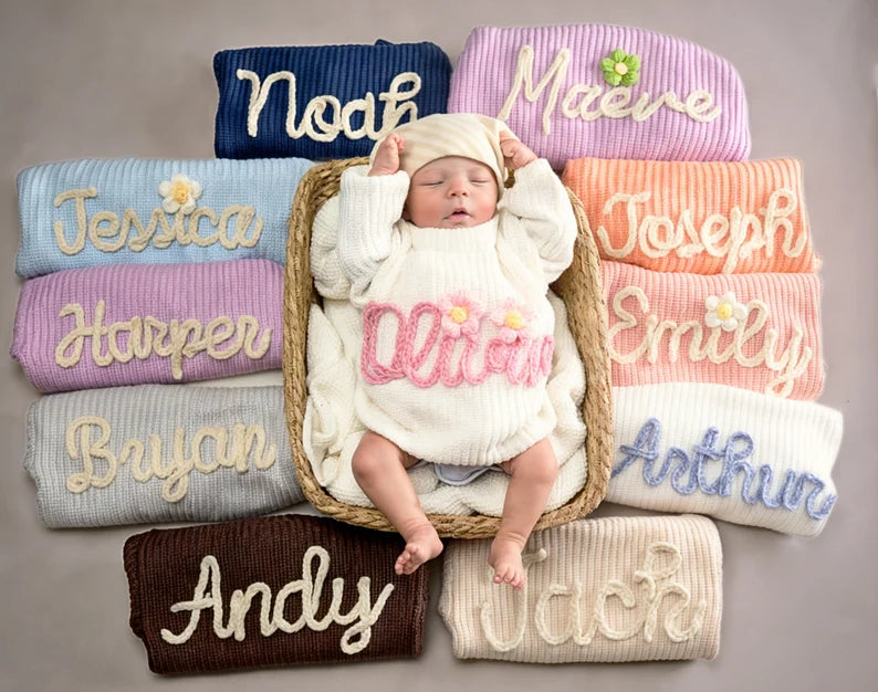 Hand Knitted Personalised Jumper