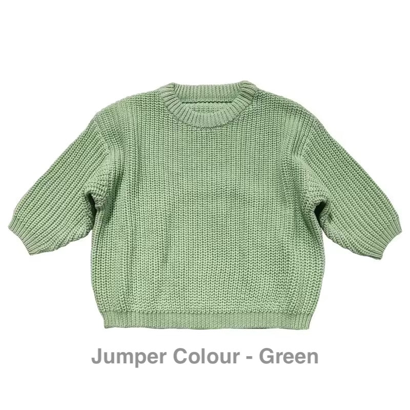 Hand Knitted Personalised Jumper