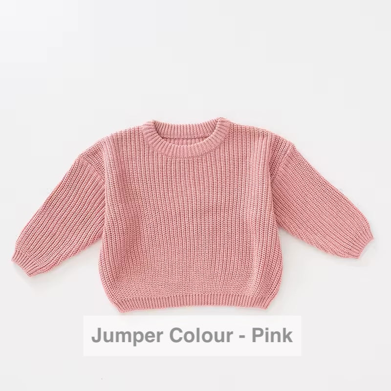 Hand Knitted Personalised Jumper