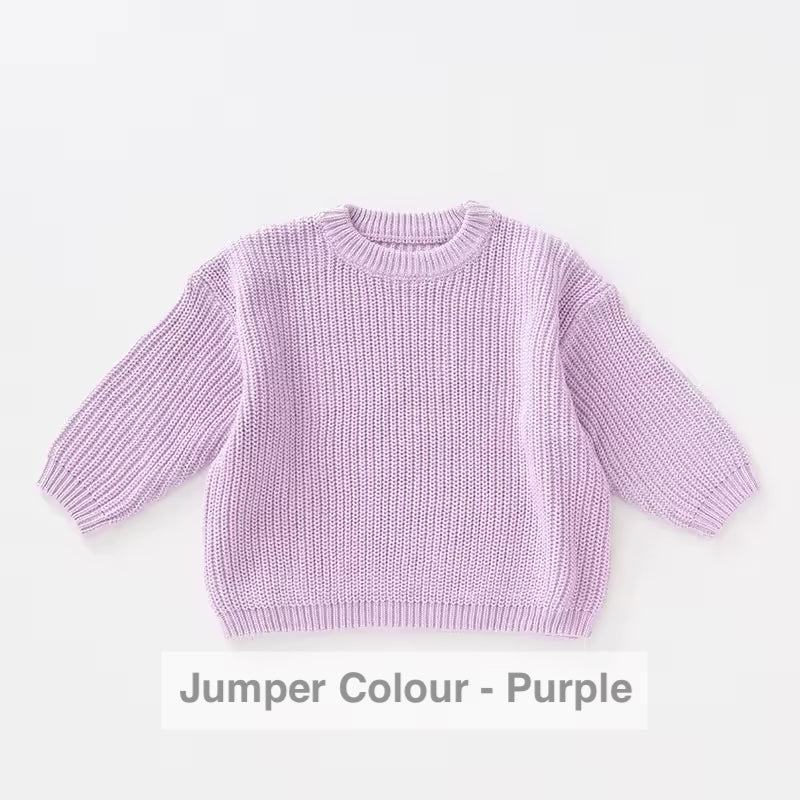 Hand Knitted Personalised Jumper