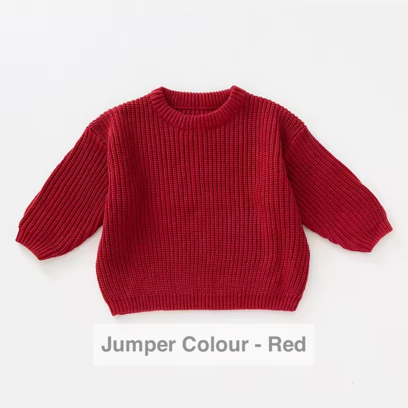 Hand Knitted Personalised Jumper
